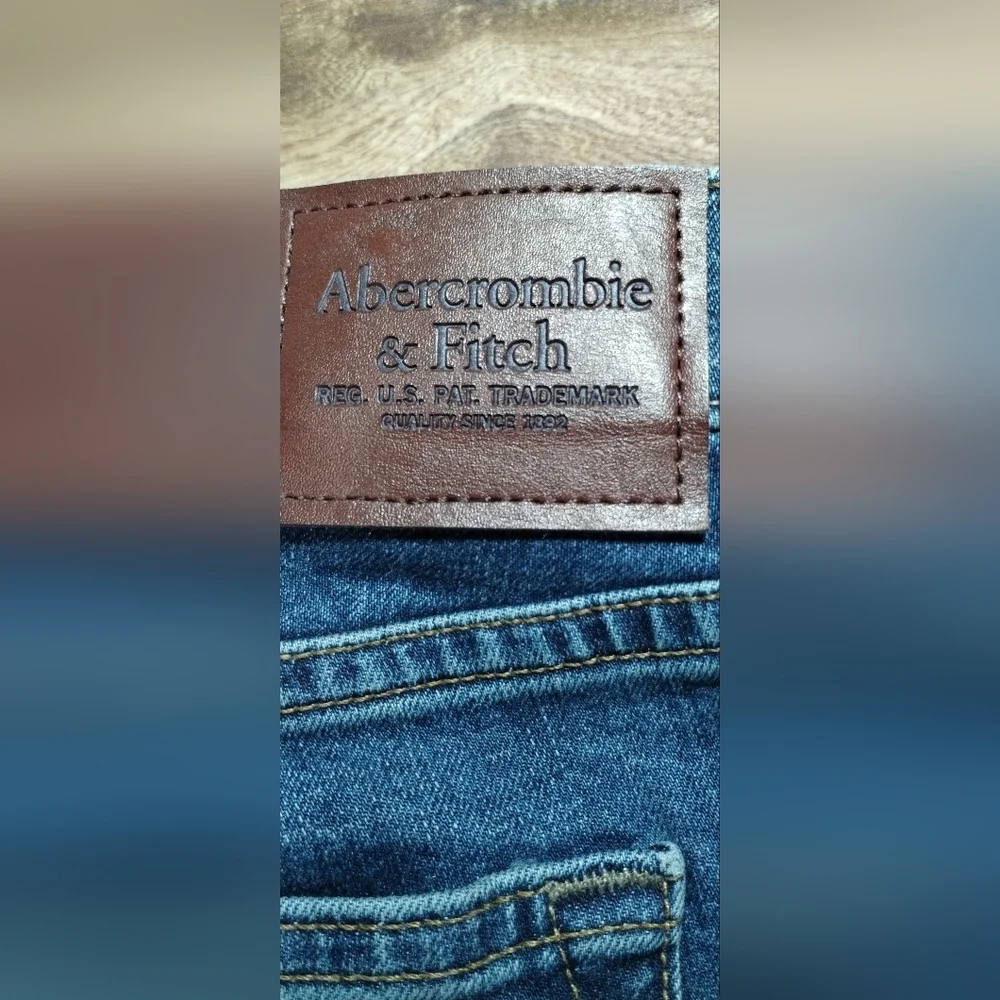 Abercrombie & Fitch  Blue Athletic Slim Jeans
